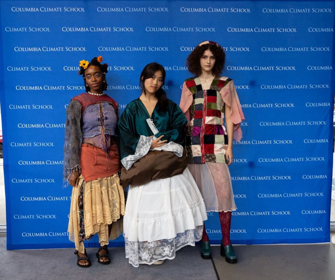 Students show off their Sustainability Fusion Challenge designs. Photo: Dannie Dinh